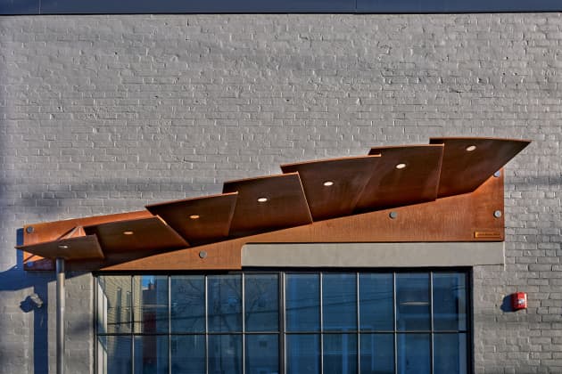 Sculptural Entrance Canopy