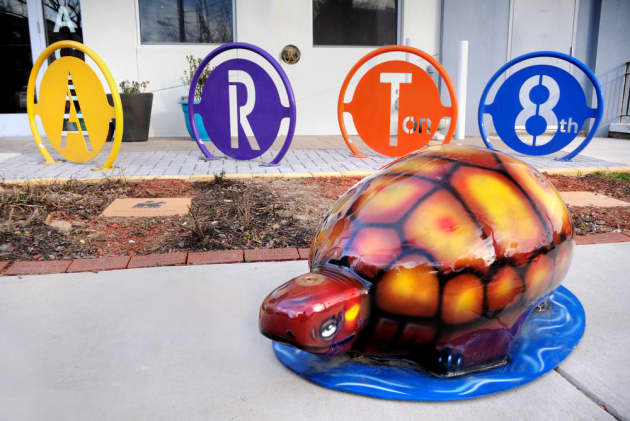 turtle bike rack