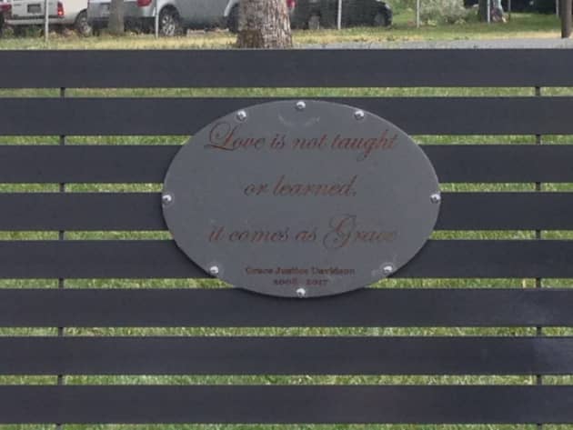 Graces Memorial Bench