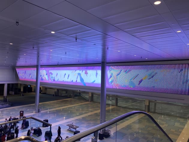 Floating Energy Video Wall