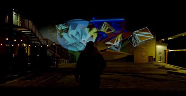 Illuminous: Interactive Projection Mural