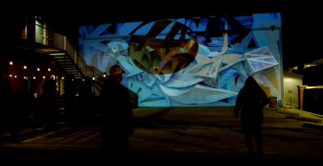 Illuminous: Interactive Projection Mural