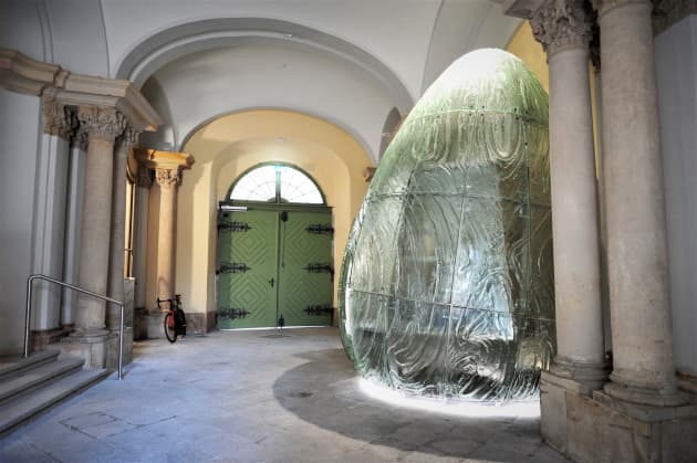 Glass Art EGG – Concierge Desk – University of Wrocław