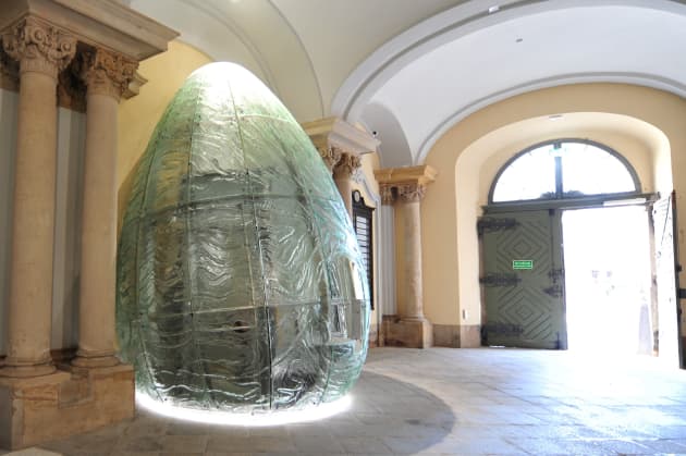 Glass Art EGG – Concierge Desk – University of Wrocław