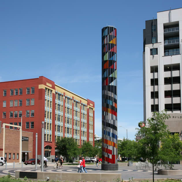 “Ascent” 57ft high Glass Tower