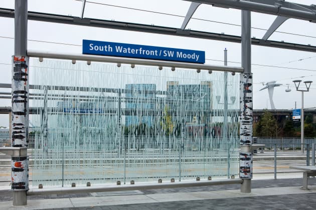 TriMet’s Portland-Milwaukie Light Rail Station Mosaics