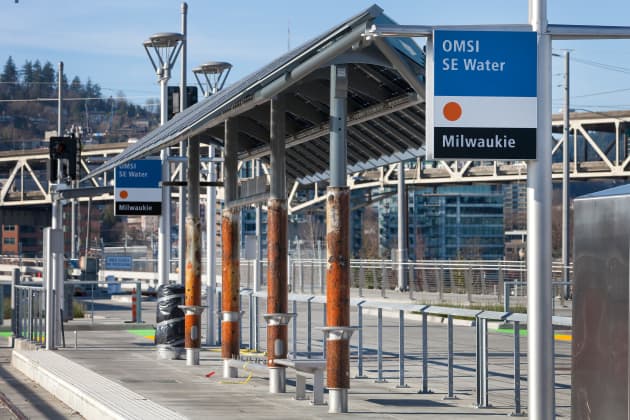 TriMet’s Portland-Milwaukie Light Rail Station Mosaics