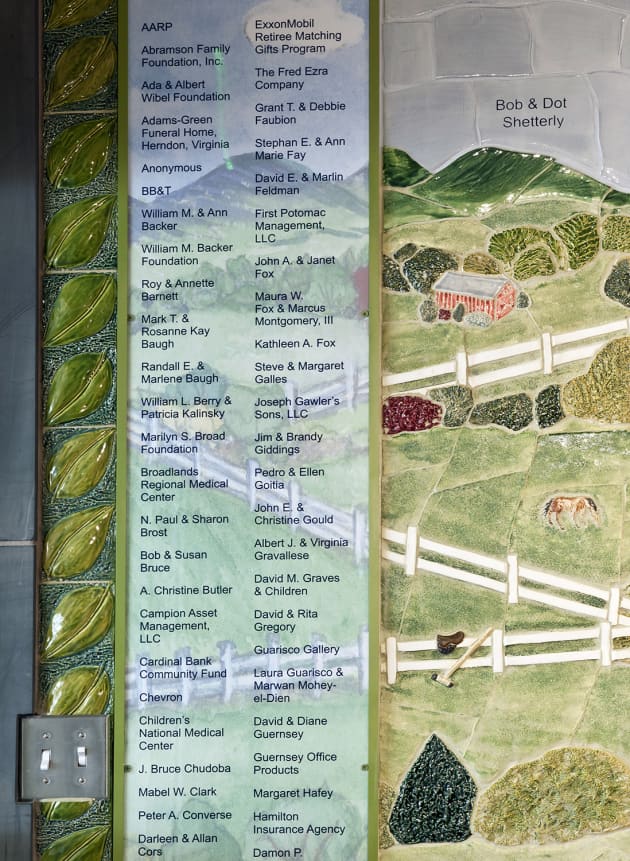 Donor Wall Shenandoah Journey