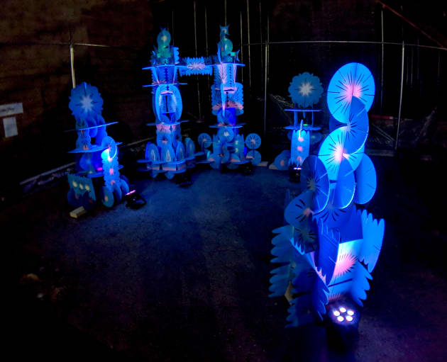 Garden of Blue Bursts
