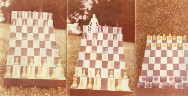 Interactive Chess Sculpture – People as Chess pieces