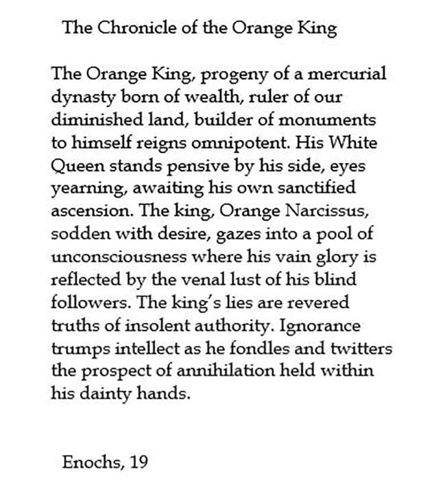 Cartouche, (Chronicle of the Orange King)