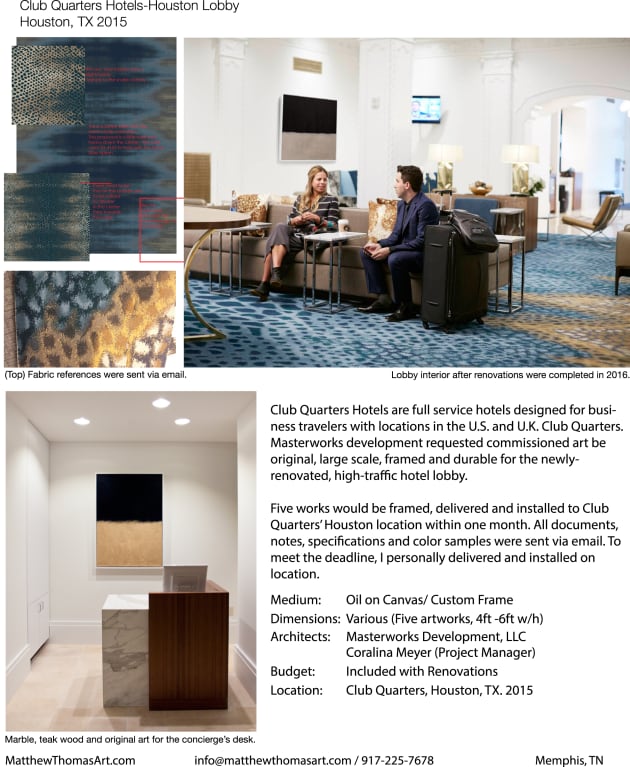 Club Quarters Hotel, Houston Texas