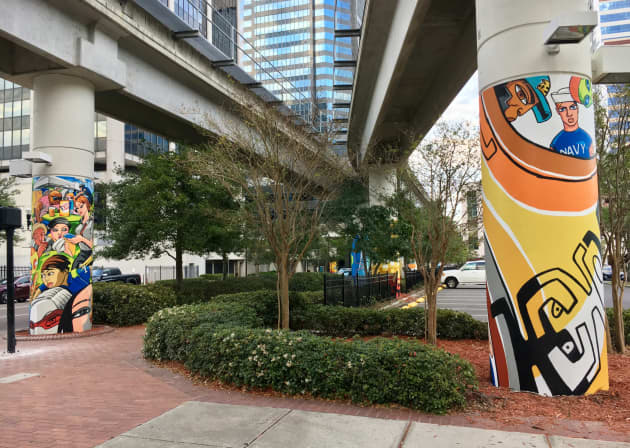 Eight Skyway Columns