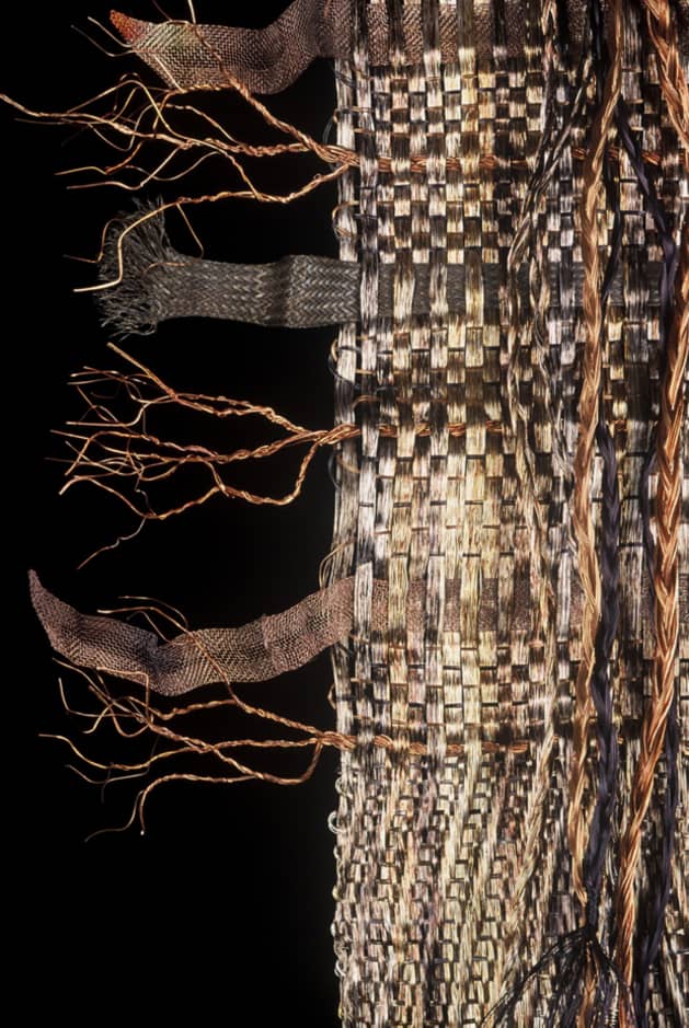Three Woven Metal Banners