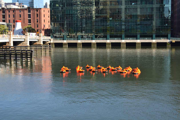SOS (Safety Orange Swimmers)