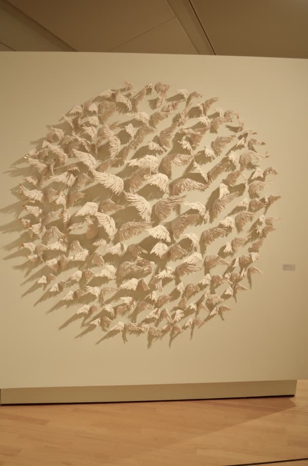 Custom Porcelain Wing Installations