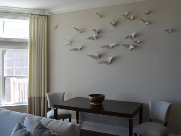 Custom Porcelain Wing Installations