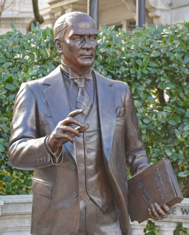 President Kemal Ataturk statue