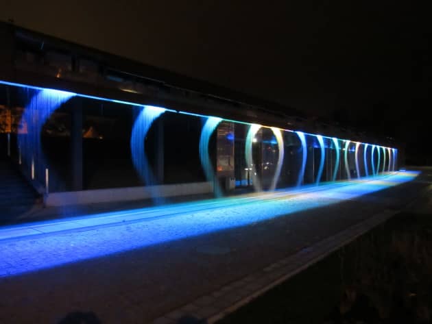 Digital Water Wall at Hydropolis