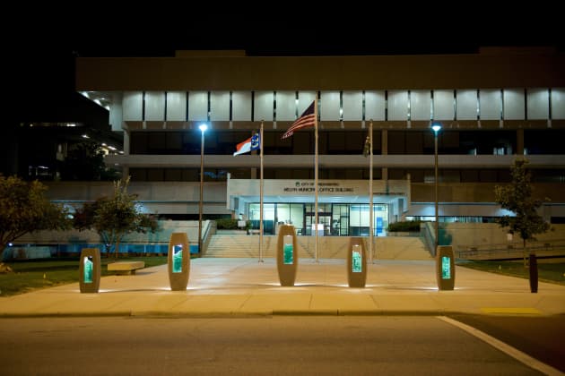 The Five Hearths – Municipal Building Bollards