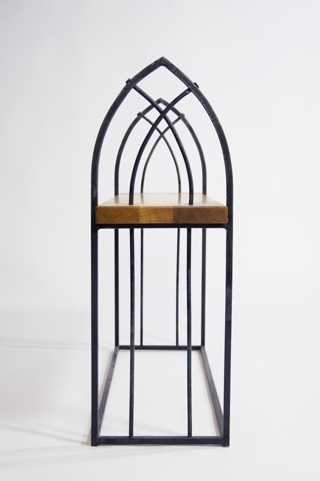 Wrought Iron Bench "Gothic"