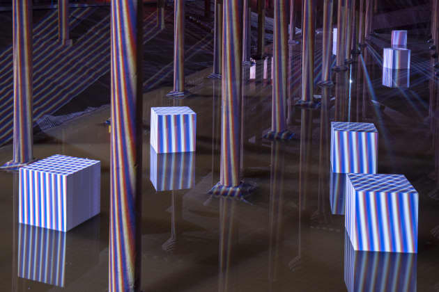 Carlos Cruz-Diez at the Cistern: Spatial Chromointerference