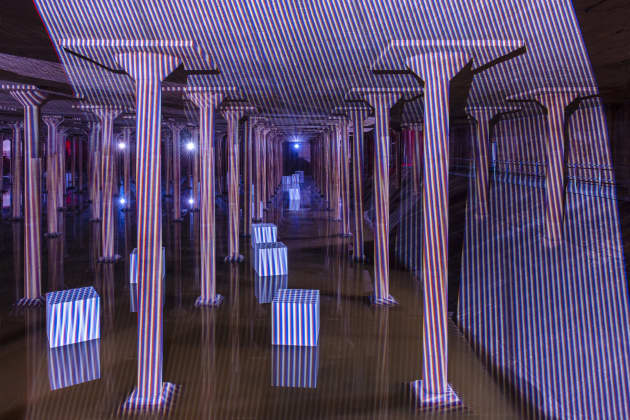 Carlos Cruz-Diez at the Cistern: Spatial Chromointerference
