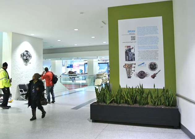 Cleveland International Airport Display