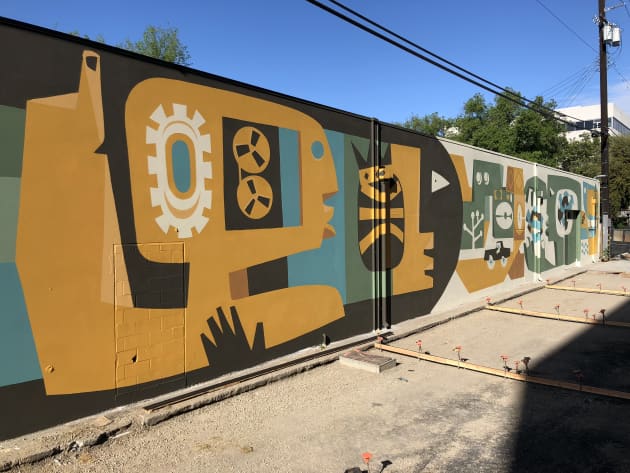 Ice Blocks Mural