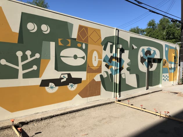 Ice Blocks Mural