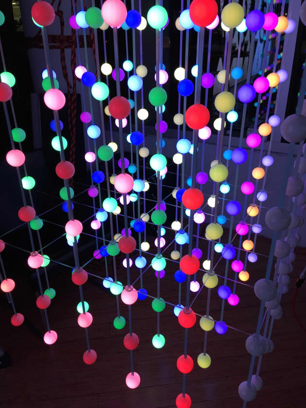 T-Mobile Voxel Chandelier