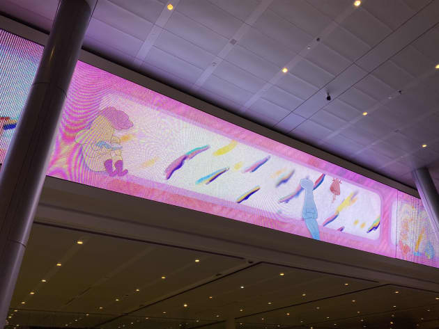 Floating Energy Video Wall