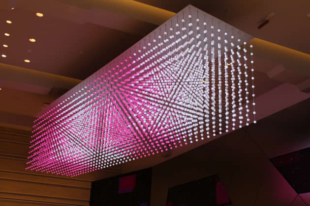 T-Mobile Voxel Chandelier