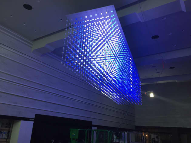 T-Mobile Voxel Chandelier
