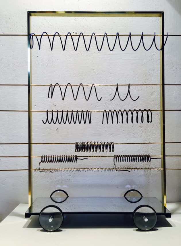 Mollofono, mobile sculpture of the sound