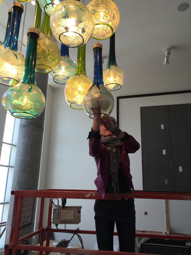Cascade Light Art Chandelier
