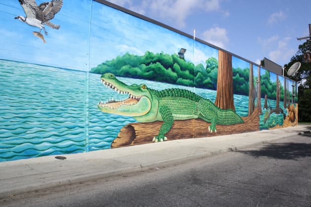 Breaux Mart Bayou Mural