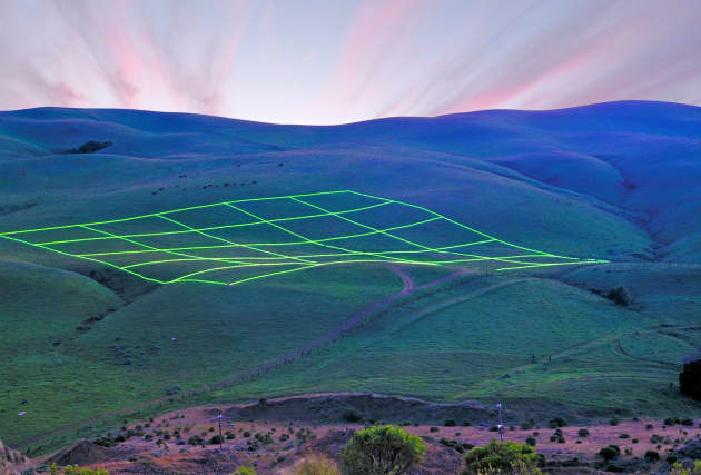Luminous Earth Grid