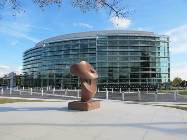 Infinity, Red Granite Sculpture