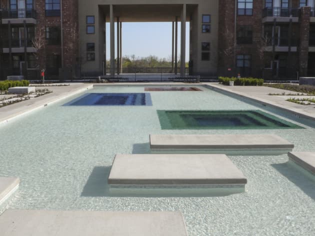 Contemplation Plaza and Sawyer Pool