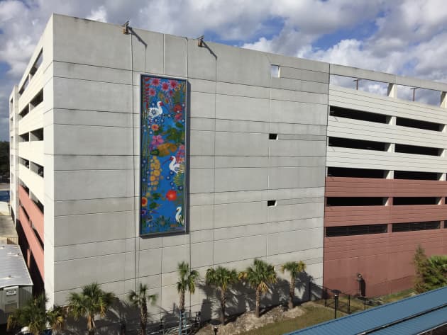 McRae Parking Garage – SunRail Station Mural
