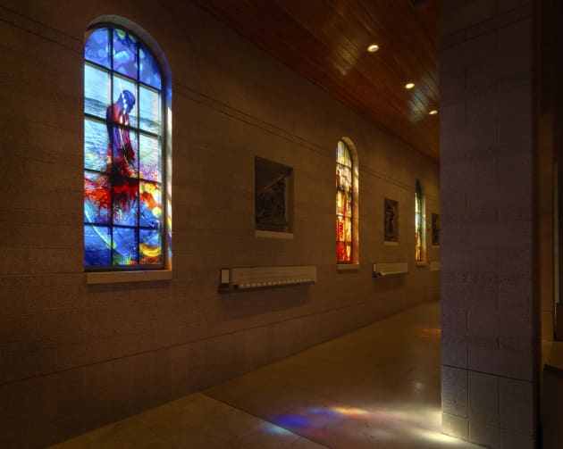 Nave Windows at Our Lady of Loreto Catholic Church