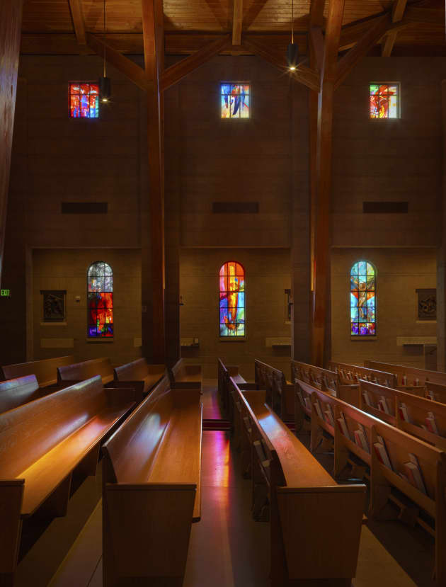 Nave Windows at Our Lady of Loreto Catholic Church