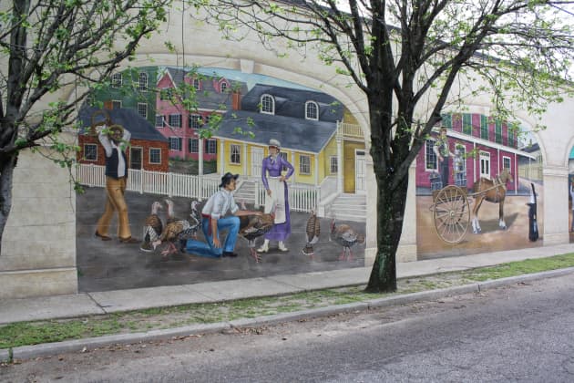 Breaux Mart “Makin’ Groceries” Mural