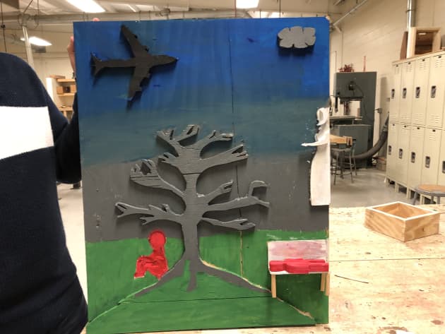 MAN UP Sampling of Student Artwork