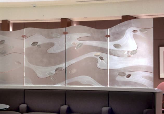 Check-In Privacy Wall