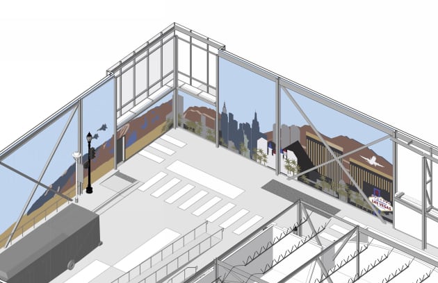 RTC Mobility Training Center – Interior Murals & Streetscape