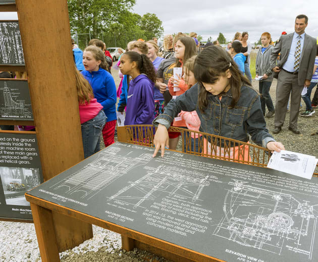 Interpretive Display for Two Historic Bascule Bridges