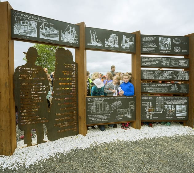 Interpretive Display for Two Historic Bascule Bridges