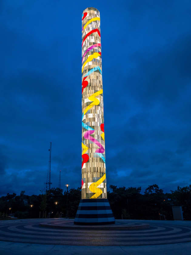 “Search” 75ft high Glass Tower